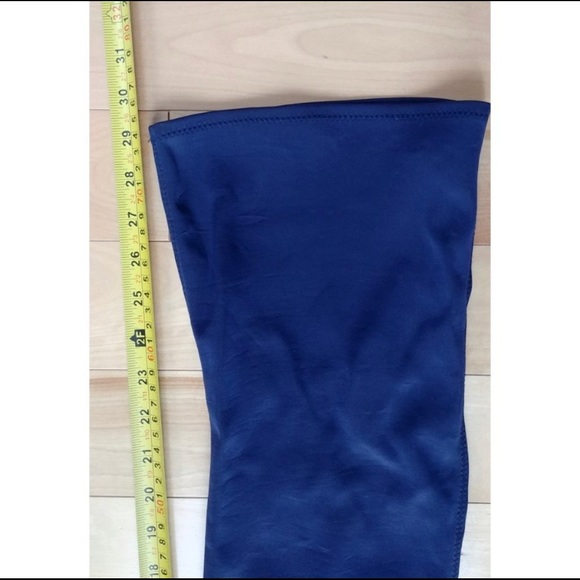 ZARA Over-the-knee Stretch Fabric Boots Size 12US - Picture 6 of 9